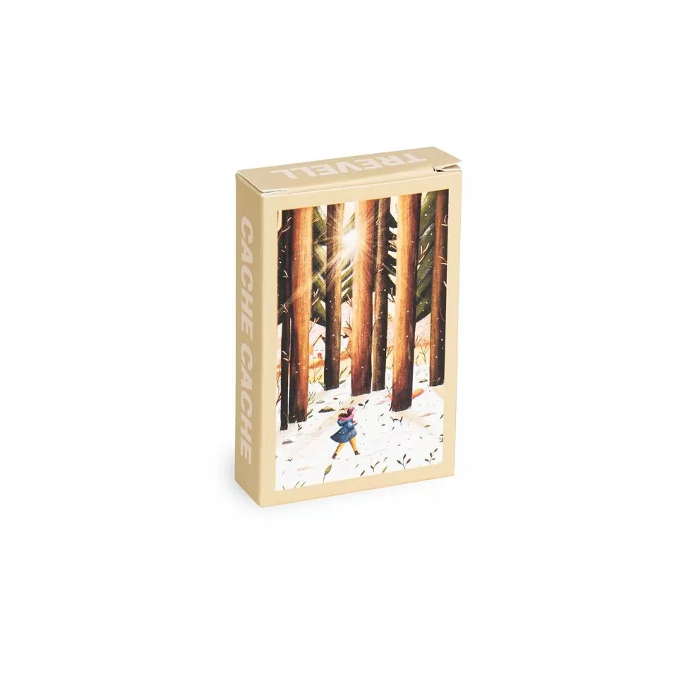 Mini puzzel van 99 stukjes met verschillende tekeningen erop dit is de Cache