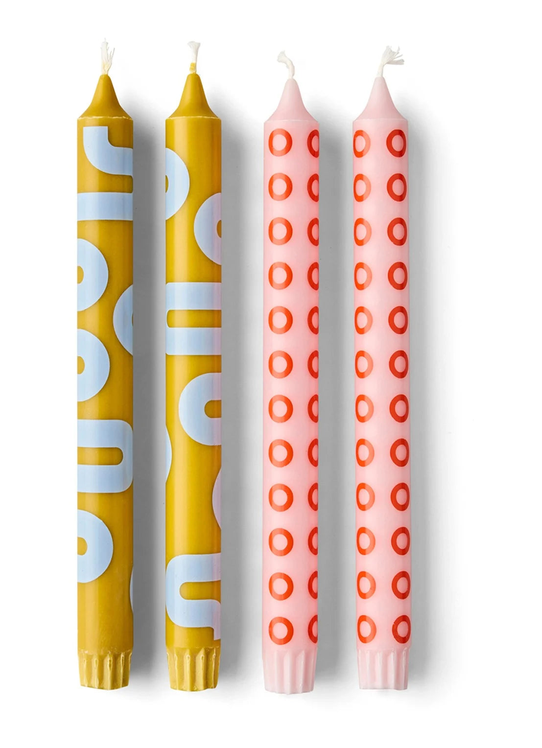 Candles, ochre/rose - EAN 5714356026007 - SKU 22240OR