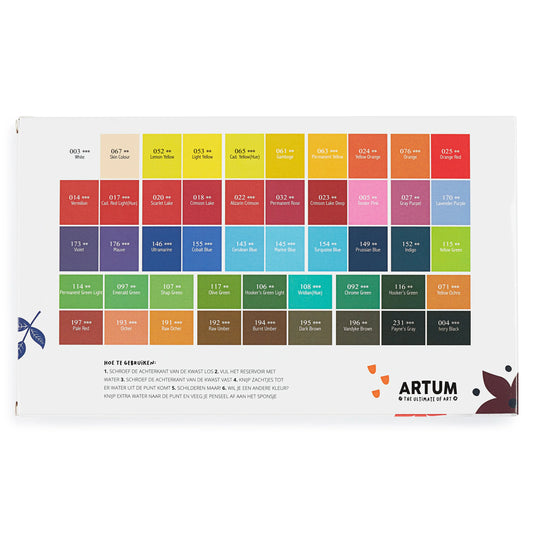 Aquarelverf Multi 48 Kleuren