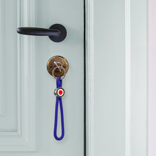 Sleutelhanger Ringo diepblauw