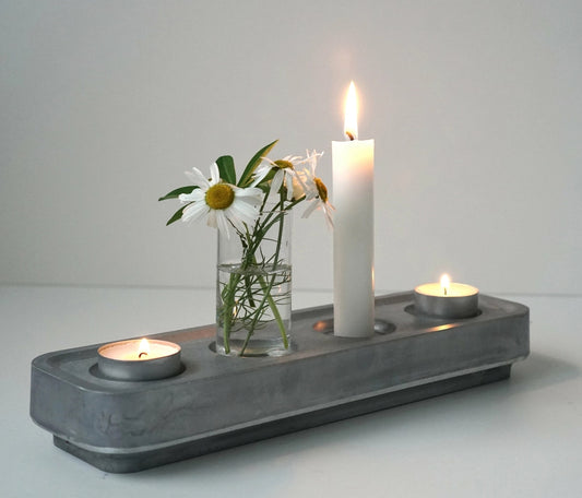 Vaasjes voor Kaarshouder