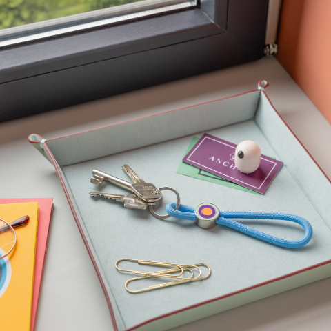 Sleutelhanger Ringo blauw