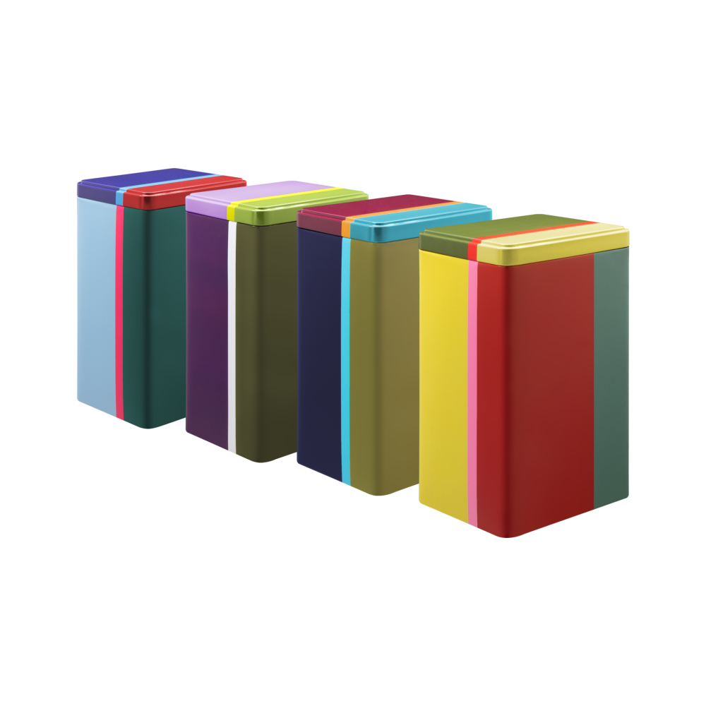 Blikjesset 'Yara', set van 4