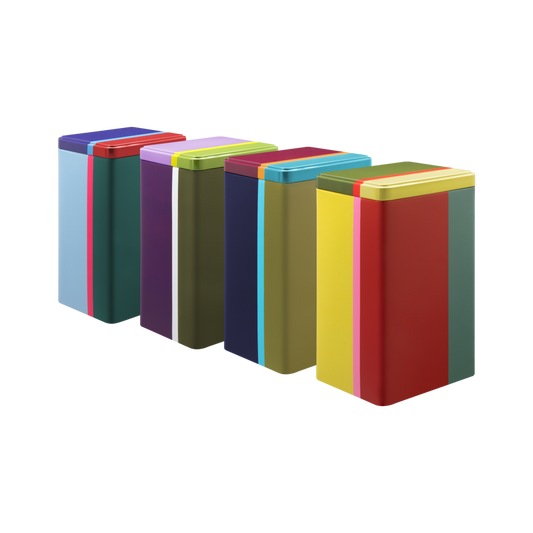 Blikjesset 'Yara', set van 4