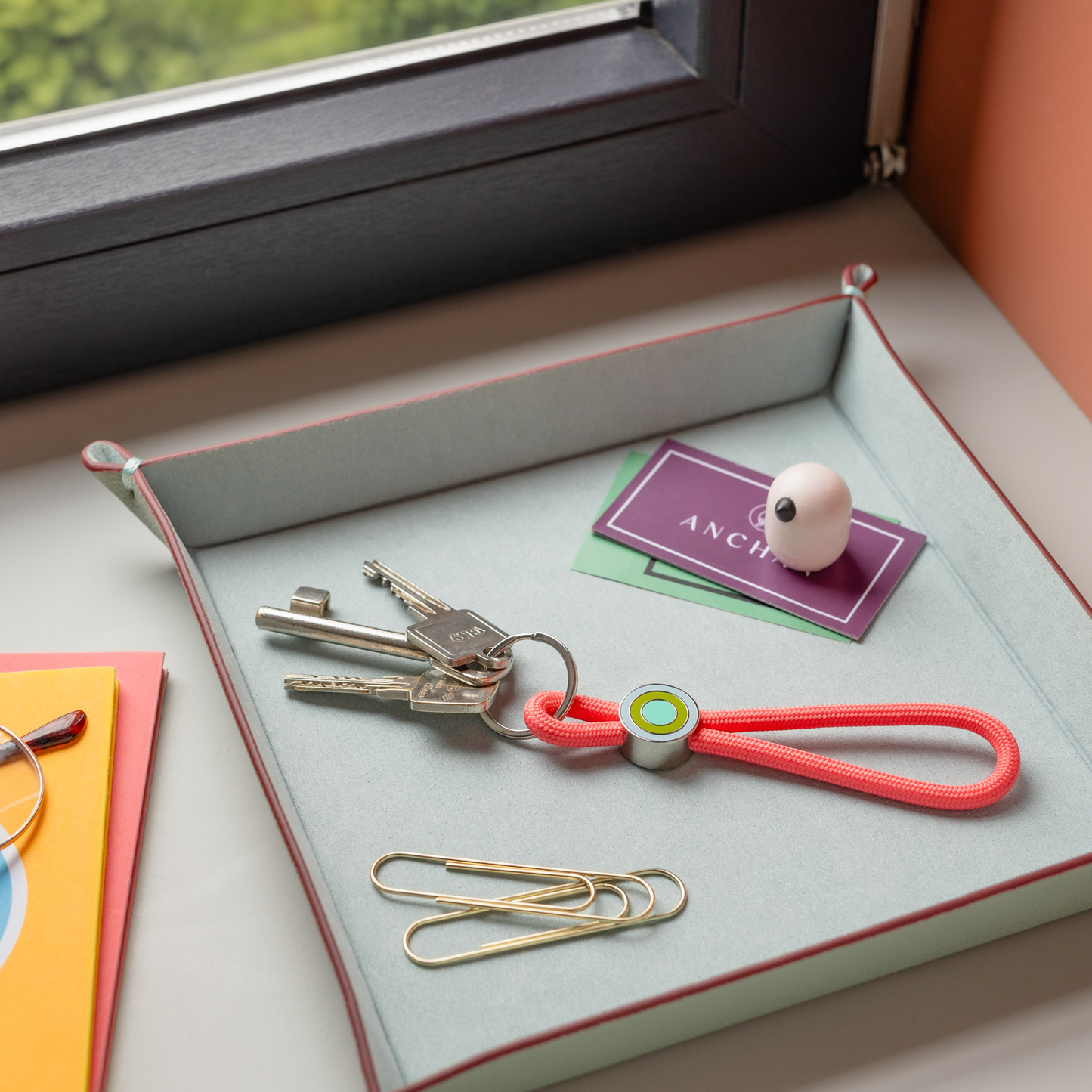 Sleutelhanger Ringo rood