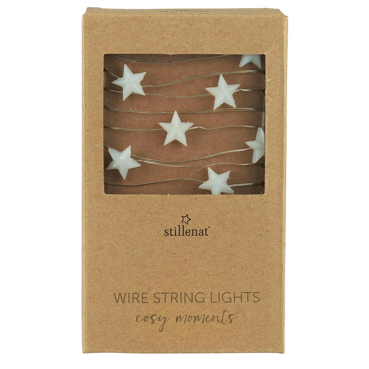 Wire String Lights 40 stars - outdoor - timer 6/18