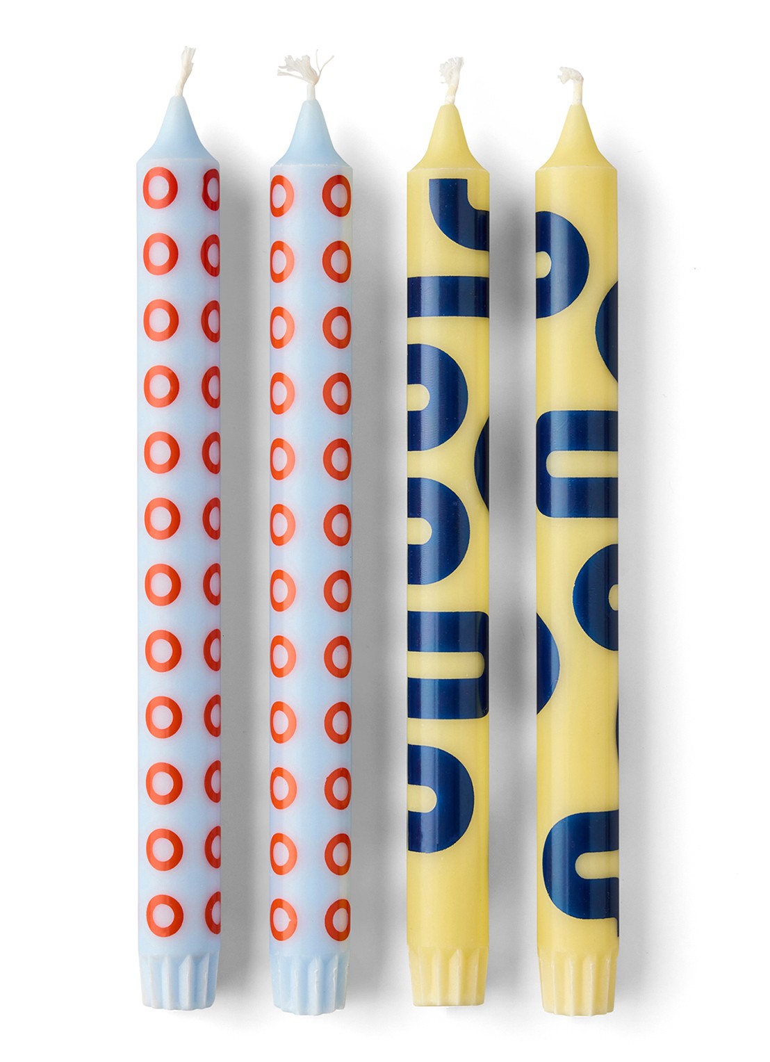 Candles, yellow/mint - EAN 5714356026014 - SKU 22240YB