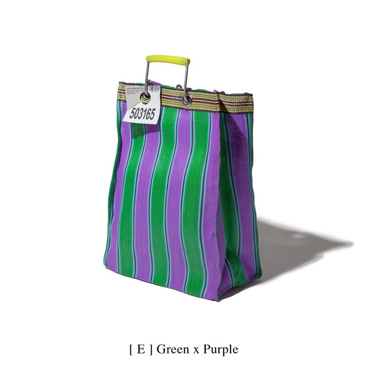 Recycled Plastic Stripe Bag Rectangle D15